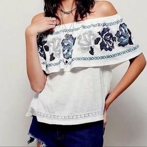Free people off the shoulder top